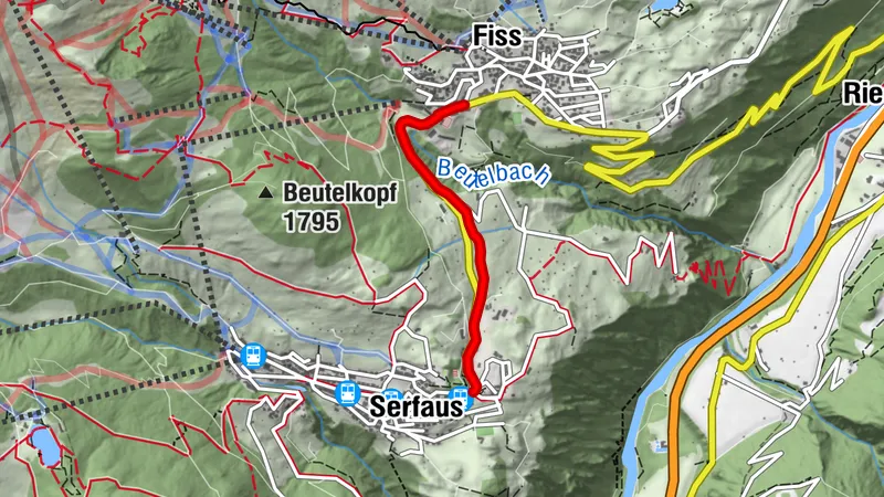 Finesweg - beleuchteter Radweg