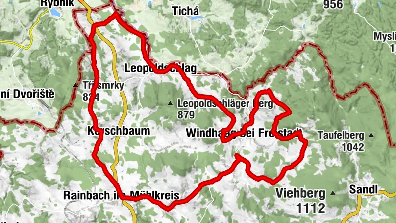 Racing bike hills in the Mühlviertel - "Green Belt Tour"