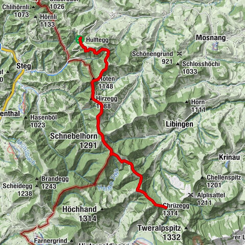 Toggenburg Ridgeway, Stage 5, Chrüzegg - Hulftegg