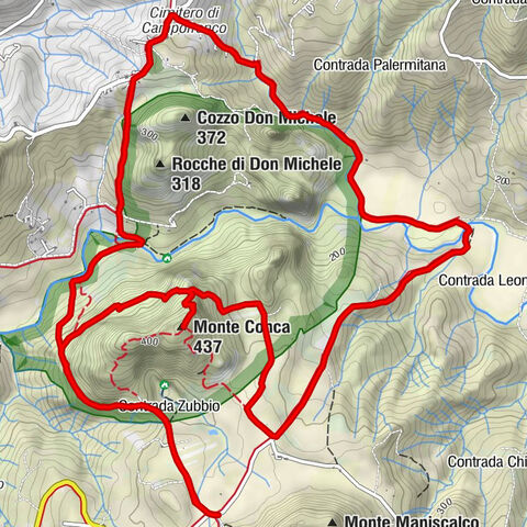 Campofranco - Contrada Zubbio - Monte Conca