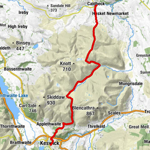 Keswick - Great Lingy Hut - High Pike - Caldbeck