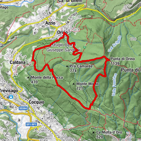 San Lorenzo - Orino - Loc. Colma - Punta di Orino