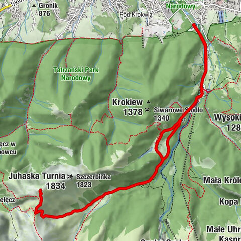 Zakopane - Kondracka Kopka - Wyżnia Kondracka Przełęcz - Wielki Giewont