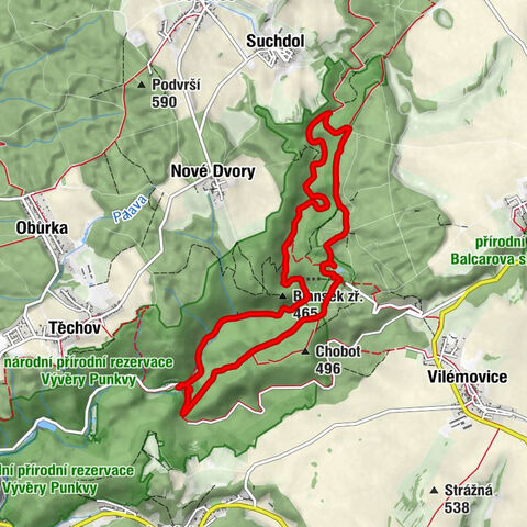 Suchdol v Moravském krasu - Coffee Buffet - Blansek zř. - Vilémovice u Macochy
