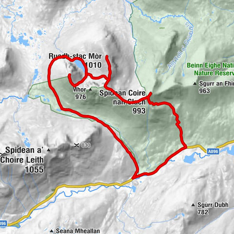 Highland - Spidean Coire nan Clach - Ruadh-stac Mòr - Sail Mhòr