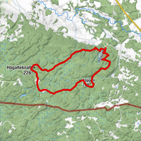Laholms kommun - Klippan - Högalteknall