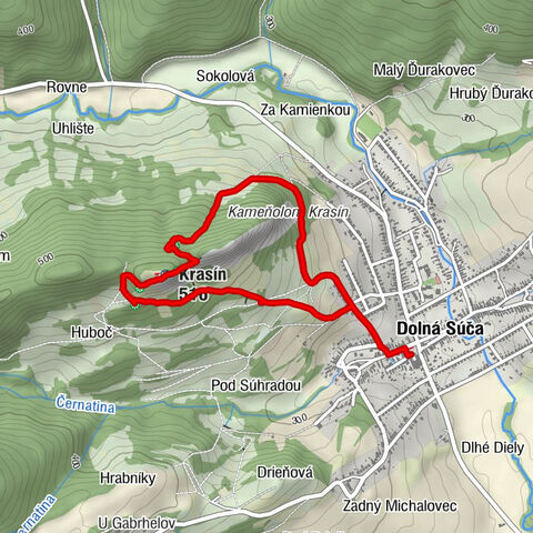 Dolná Súča - Studnička Jozefa Lacu - Krasín