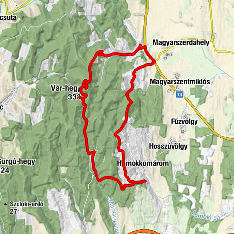Bocska - Vár-hegy - Plébániaház - Kisboldogasszony-templom