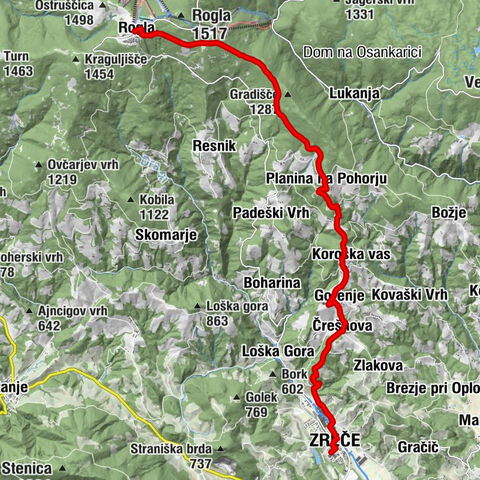 From Terme Zreče to Rogla
