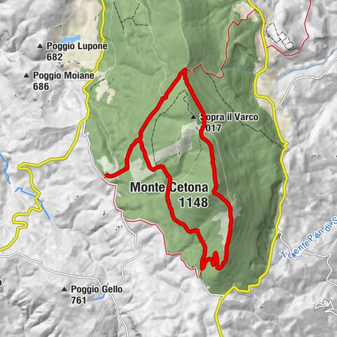 Agriturismo Il borgo del Lupo - Fonte Vetriana - Monte Cetona - Buca della vetta del Monte Cetona