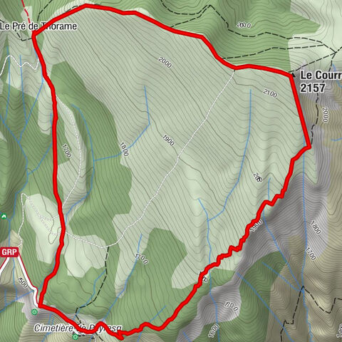 Peyresq - Le Courradour - Le Pré de Thorame