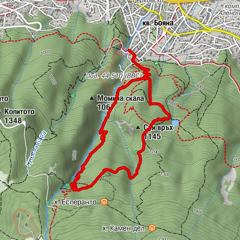 София - Суи връх - Боянски водопад - Витоша