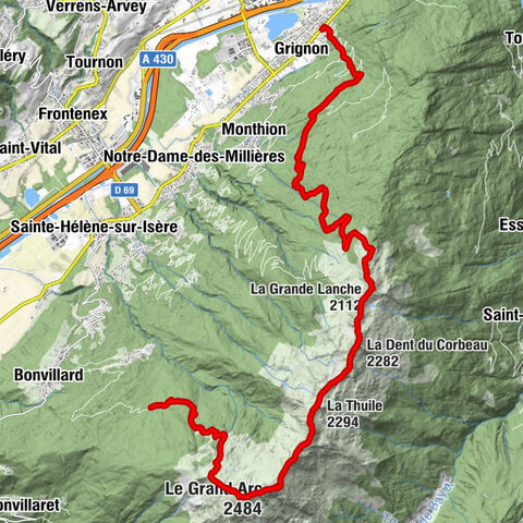 Monthion - La Thuile - Le Grand Arc - Champeney