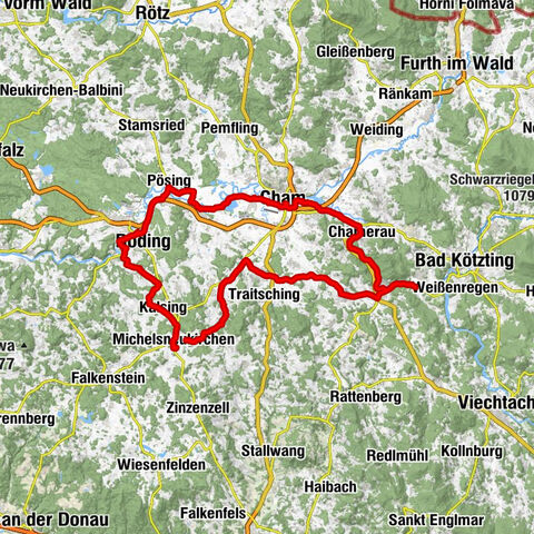 MTB Michelsneukirchen - Blaibach - Roding