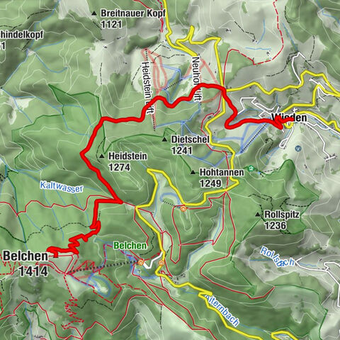 Über das Wiedener Eck zum Belchen
