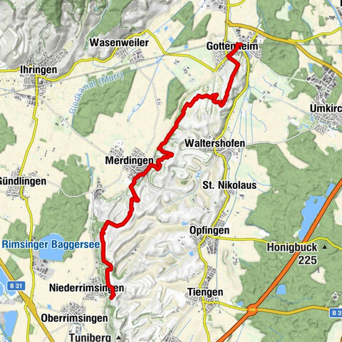Niederrimsingen - Gottenheim: Burgunderpfad