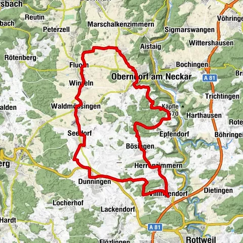 Villingendorf - Durch die Gäulandschaft
