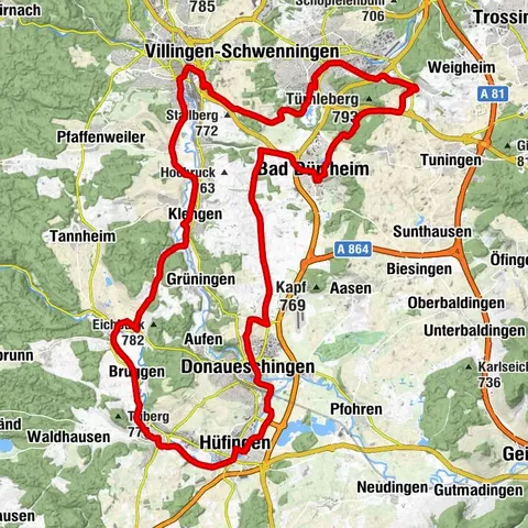 DreiWelten-Radweg / Schwarzwald - Quellenland-Runde