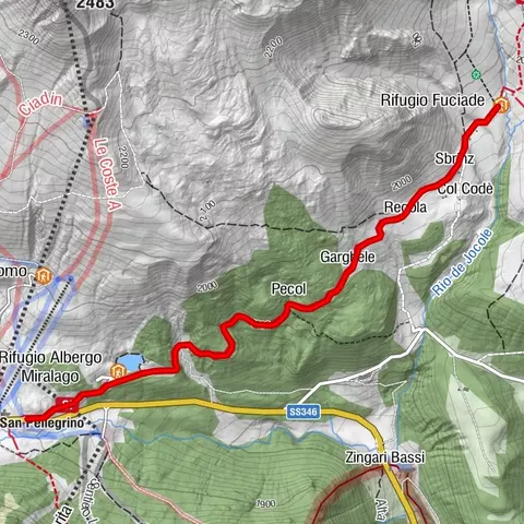 San Pellegrino Pass - Fuciade - San Pellegrino Pass