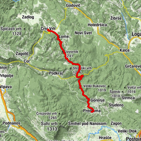 Via Alpina Slovenia: Stage 4 (Predjama-Črni Vrh)
