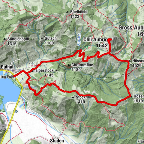Rundwanderung Euthal - Chli Aubrig