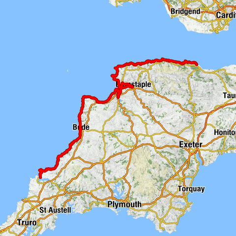 South-West-Coast-Path-Wochen 1+2 (vereinfacht)