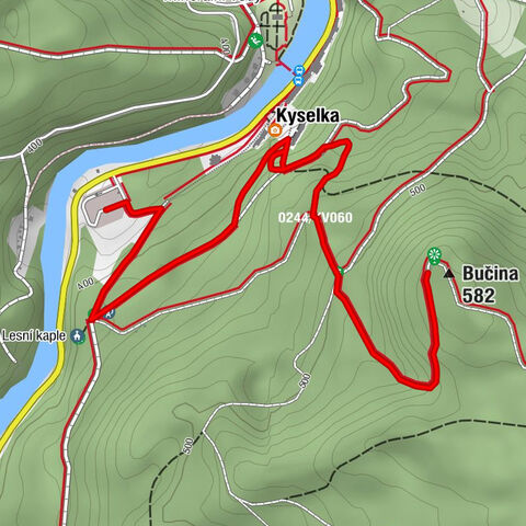 Kyselka - Bučina - Doupovské Hradiště
