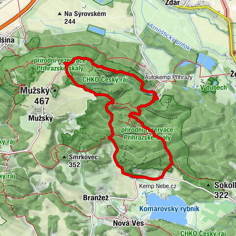 Příhrazy - Pražská jehla - Měsíční věž - Prašivec