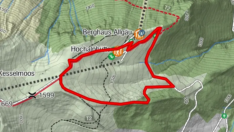 Bürschling circular route on the Breitenberg