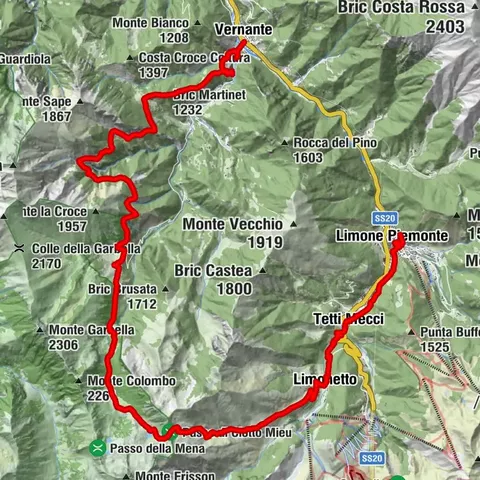 Piemonte without cars | Vernante-Limone Piemonte