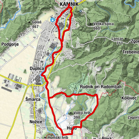 From Kamnik to Arboretum Volčji Potok