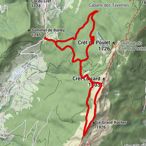 Theys - Les Cavagnes - Le Grand Rocher