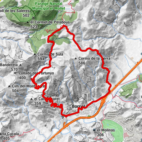 Borriol - Cormo del Portell - el Poble Nou - Església de Santa Maria