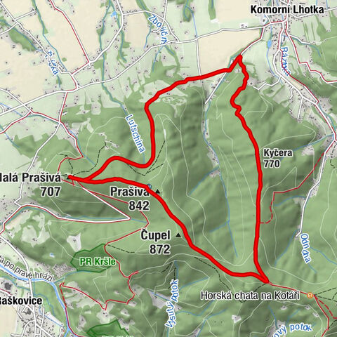 Koliba - Kyčera - Čupel