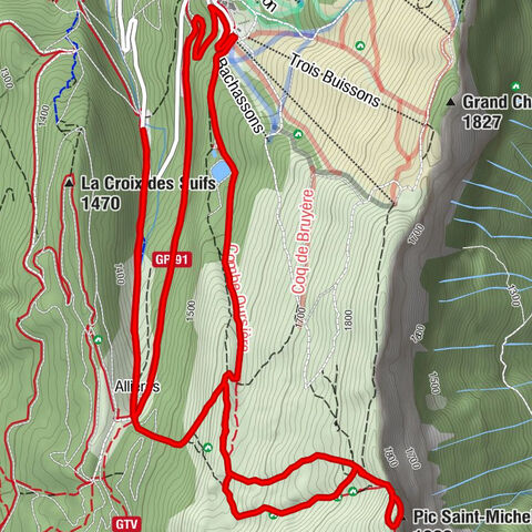 Lans-en-Vercors - Auberge des Allières - Pic Saint-Michel