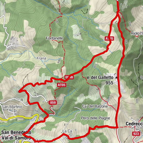San Benedetto Val di Sambro - Chiesetta le Croci - Monte del Galletto - Cedrecchia