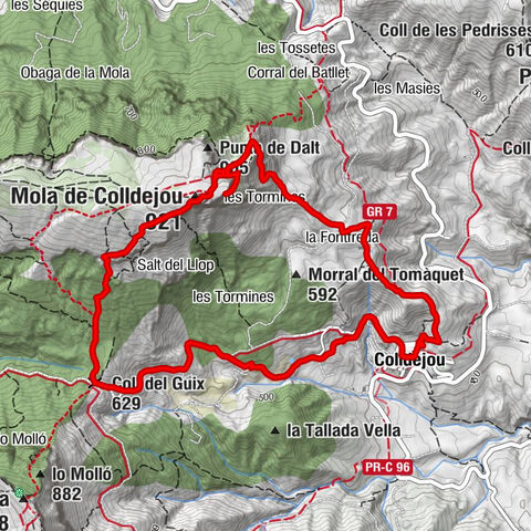 Colldejou - Mola de Colldejou - Sant Llorenç - El Casal