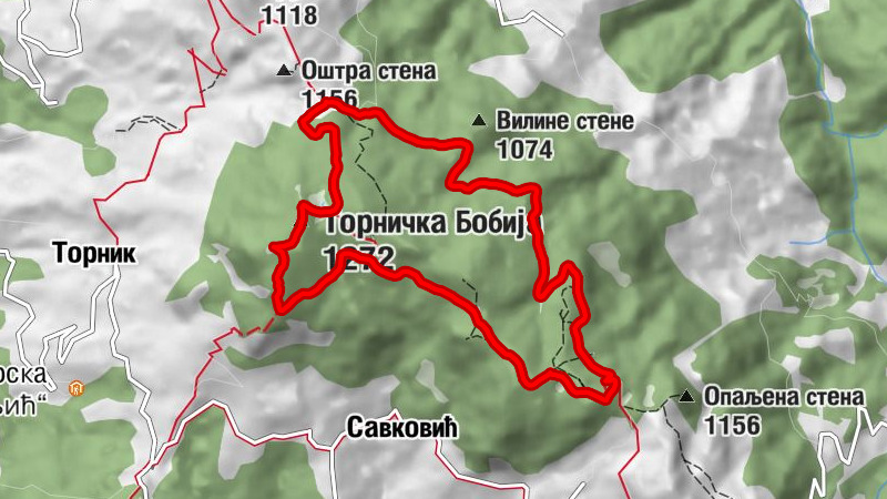 Планинарски дом Бобија - Црква Светог цара Лазара - Торничка Бобија - Црни врх