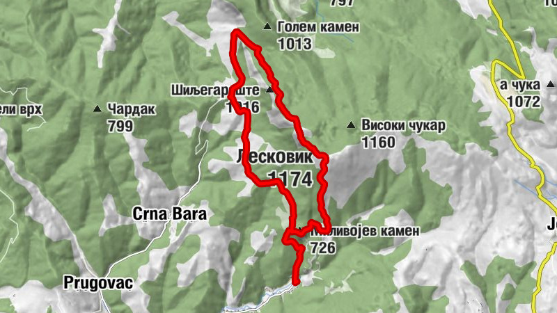 Црква Светог Стевана - Шиљегериште - Лесковик - Миливојев камен
