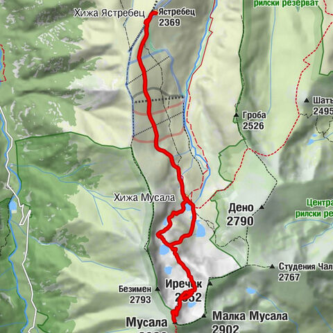 Хижа Ястребец - Ястребец - Мусала