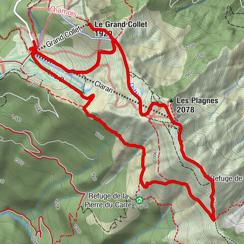Le Very - Le Grand Collet - Les Plagnes - Grand Collet