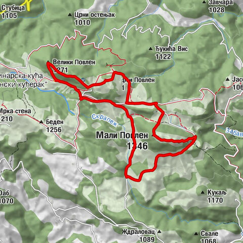 Планинарска кућа „Повленски кућерак“ - Велики Повлен - Средњи Повлен - Мали Повлен