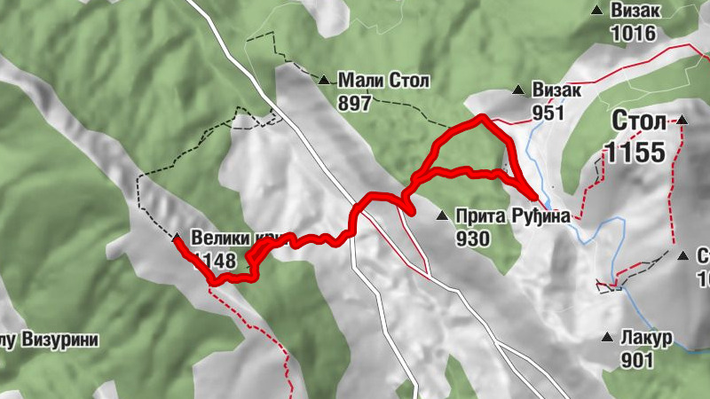 Планинарски дом „Стол“ - Велики крш