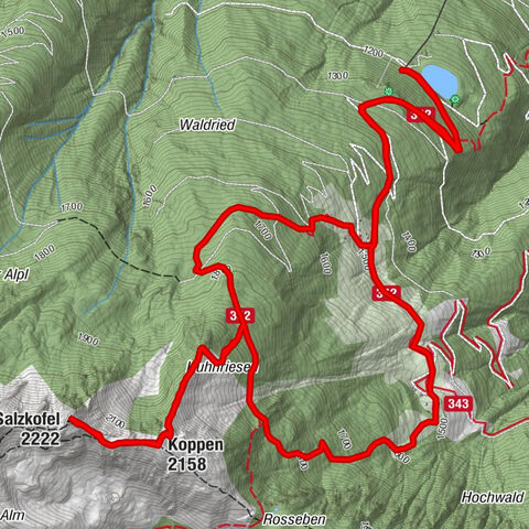 Mühldorfer Alm - Kleiner Salzkofel