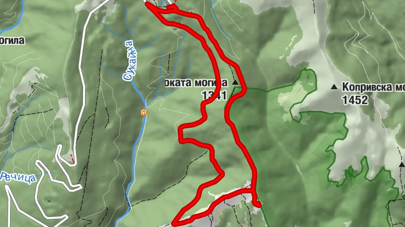 хижа Бузлуджа - нова - Високата могила - Катуните