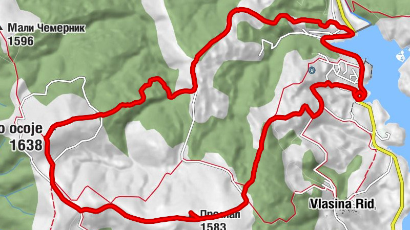 Власина Рид - Преслап - Врло осоје