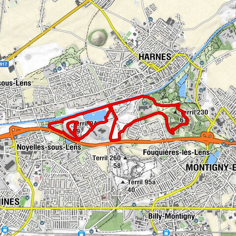 Noyelles-sous-Lens - Terril 94 - Terril 230 - Fouquières-lès-Lens