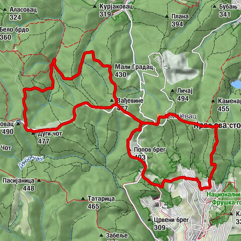 Змајевац - Вађевине - Велики Градац