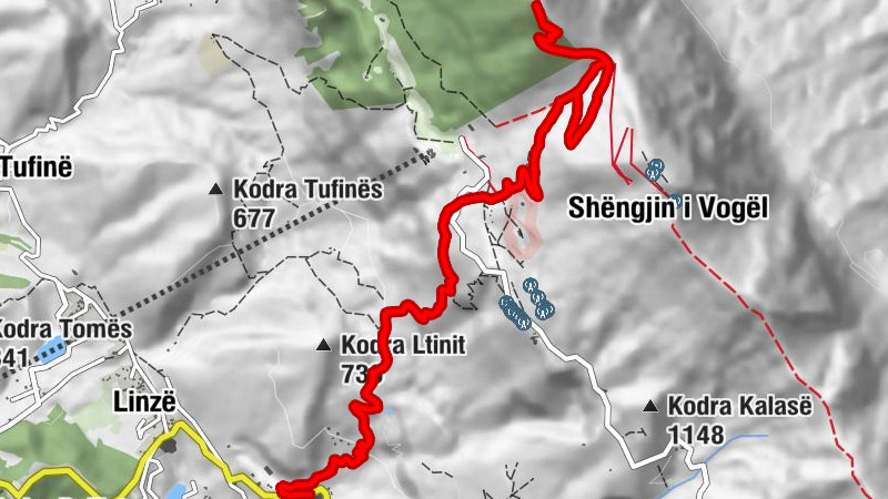 Dajt - Maja e Tujanit - Tirana view