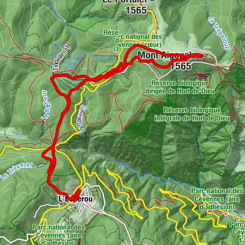 L'Espérou - Tindelles 2 - Tindelles 1 - Mont Aigoual